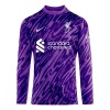 Camiseta de fútbol Portero Manga Larga Liverpool 2024-25 Violeta - Hombre